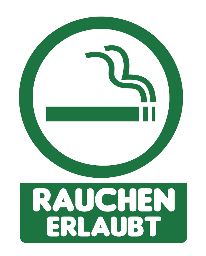 Rauchen erlaubt Design Rauchen erlaubt Design