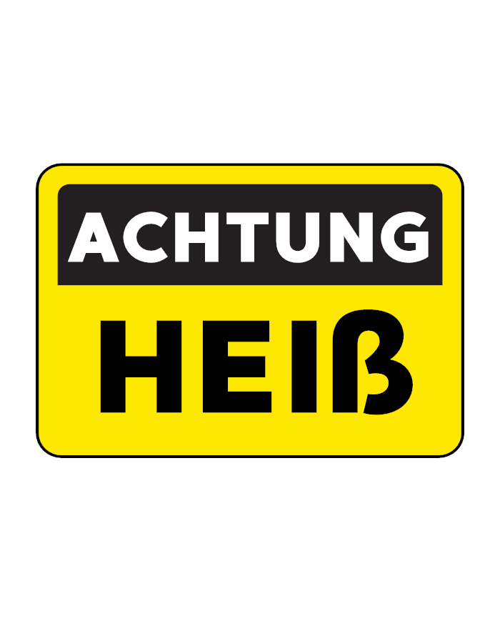 Achtung Heiß Coffee-to-go Becher Design Achtung Heiß Coffee-to-go Becher Design