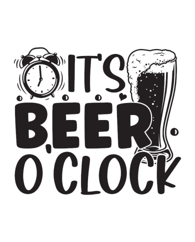 It’s Beer O’Clock Bierkrug Design It’s Beer O’Clock Bierkrug Design