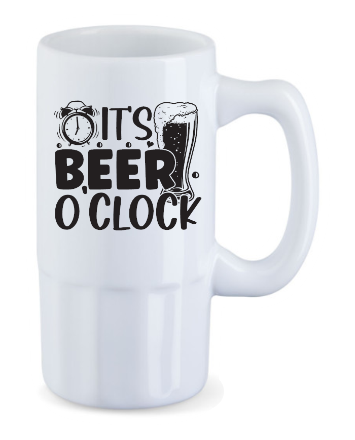 It’s Beer O’Clock Bierkrug