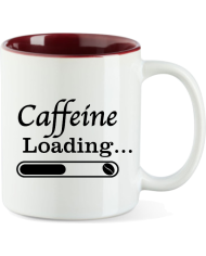 Caffeine Loading Tasse maroon Caffeine Loading Tasse maroon