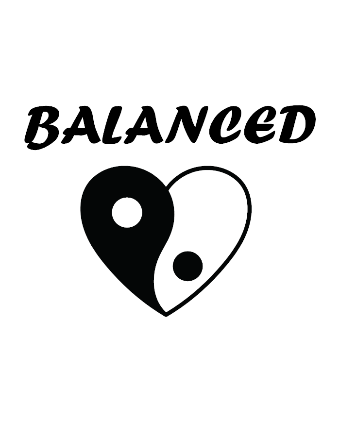 Balanced Yin Yang Kissen Design Balanced Yin Yang Kissen Design