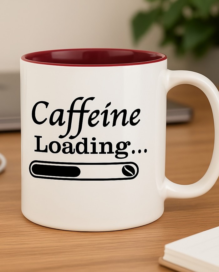 Caffeine Loading Tasse maroon Caffeine Loading Tasse maroon