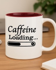 Caffeine Loading Tasse maroon Caffeine Loading Tasse maroon