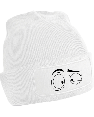 Augen Beanies weiß Augen Beanies weiß