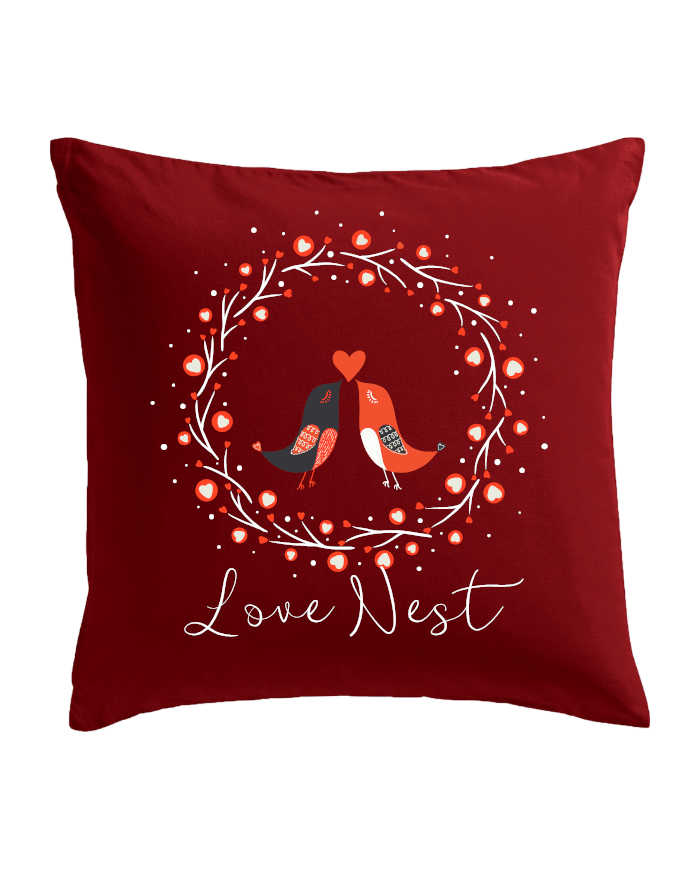 Love Nest Kissen rot Love Nest Kissen rot