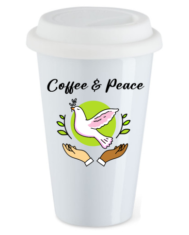 Coffee &  Peace Coffee to go Becher Coffee &  Peace Coffee to go Becher