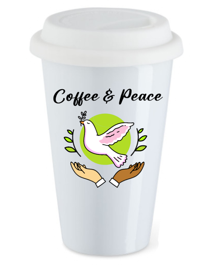 Coffee &  Peace Coffee to go Becher Coffee &  Peace Coffee to go Becher