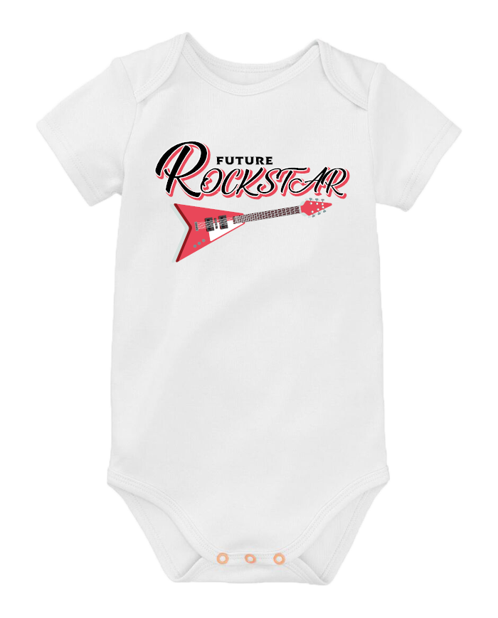 Future Rockstar Babybody weiß Future Rockstar Babybody weiß