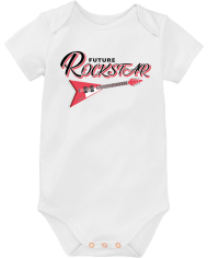 Future Rockstar Babybody weiß Future Rockstar Babybody weiß