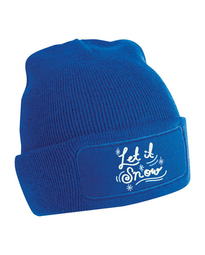 Let it Snow Beanie blau Let it Snow Beanie blau