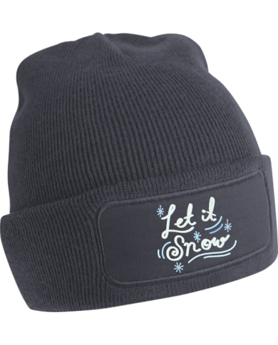 Let it Snow Beanie schwarz Let it Snow Beanie schwarz