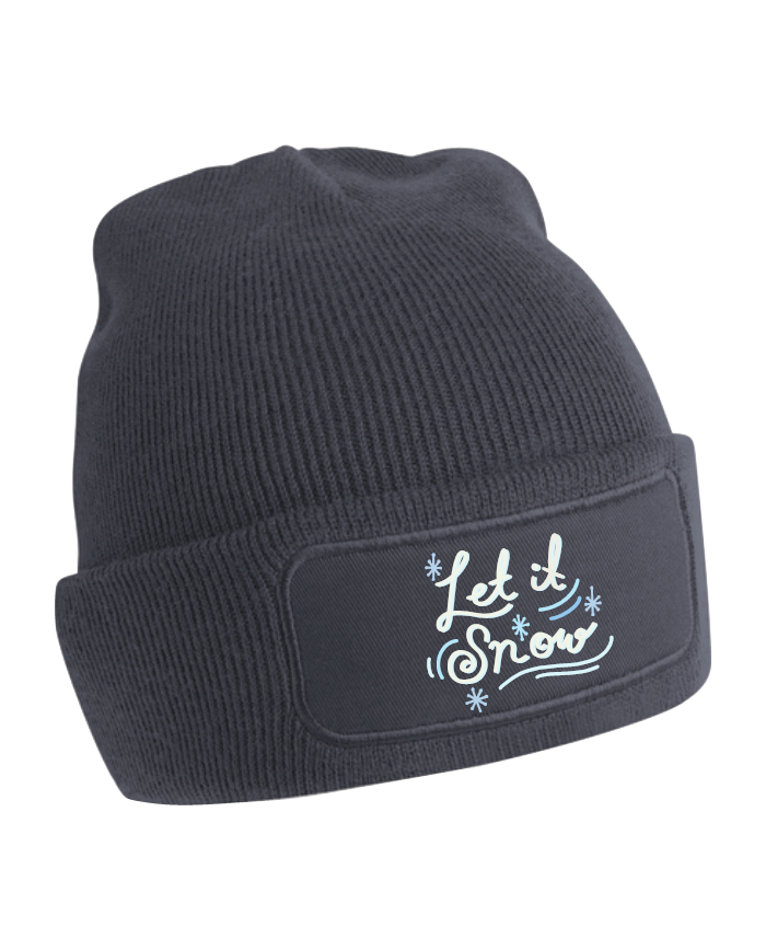 Let it Snow Beanie schwarz Let it Snow Beanie schwarz