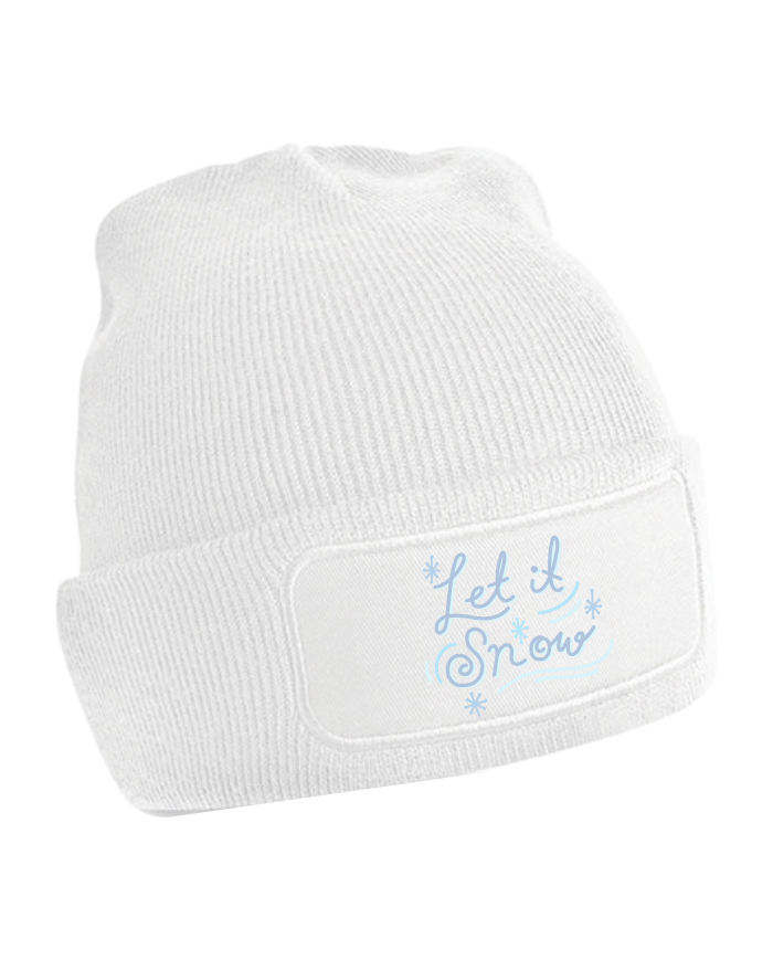 Let it Snow Beanie weiß Let it Snow Beanie weiß