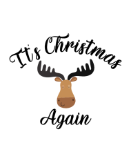 It's Christmas Again Kuscheltier Elch Design It's Christmas Again Kuscheltier Elch Design