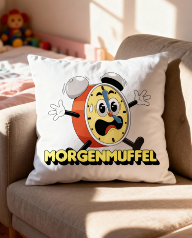 Morgenmuffel Kissen Morgenmuffel Kissen