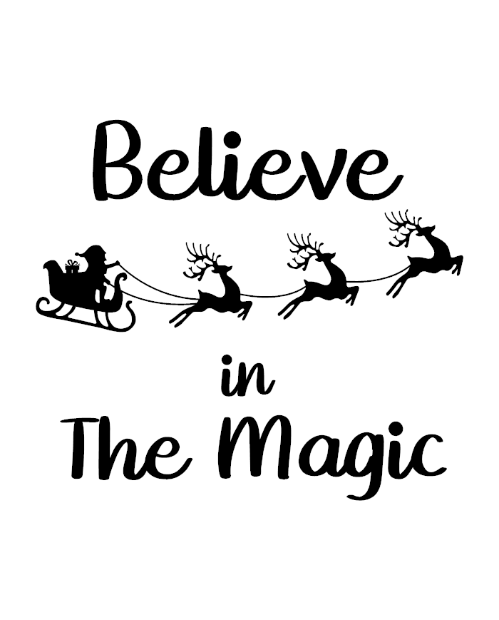 Believe in The Magic Kissen Design Believe in The Magic Kissen Design