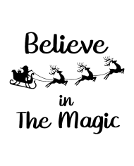 Believe in The Magic Kissen Design Believe in The Magic Kissen Design