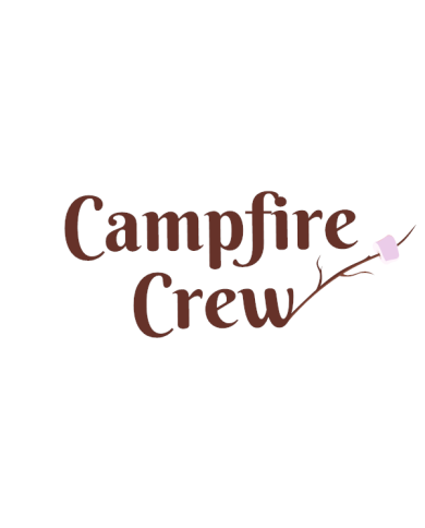 Beanie „Campfire Crew“ Warme Wintermütze mit Patch & Lagerfeuer-Vibes