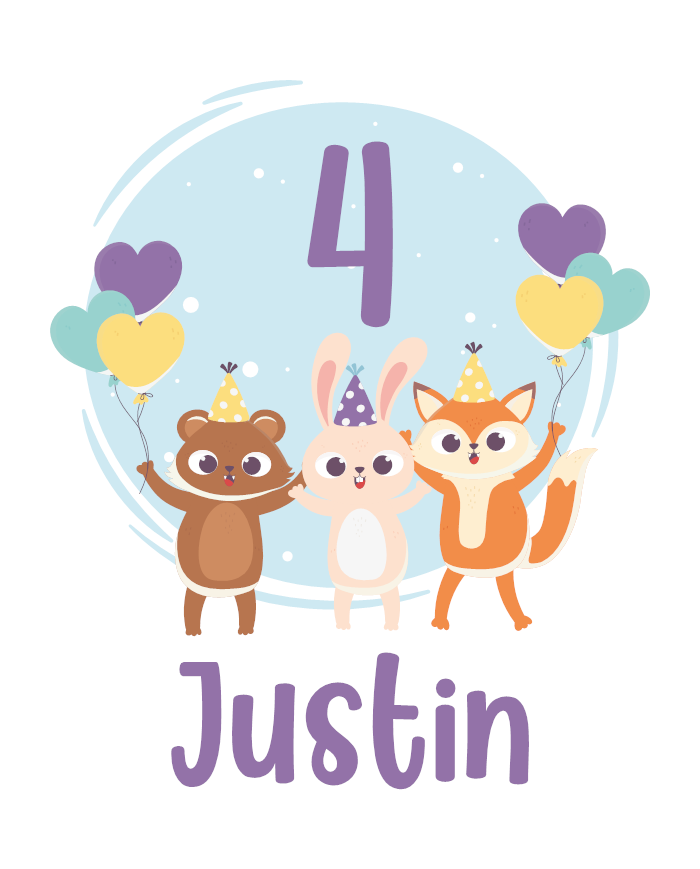 Geburtstagsshirt mit Wunschnamen und Wunschzahl T-Shirt Design