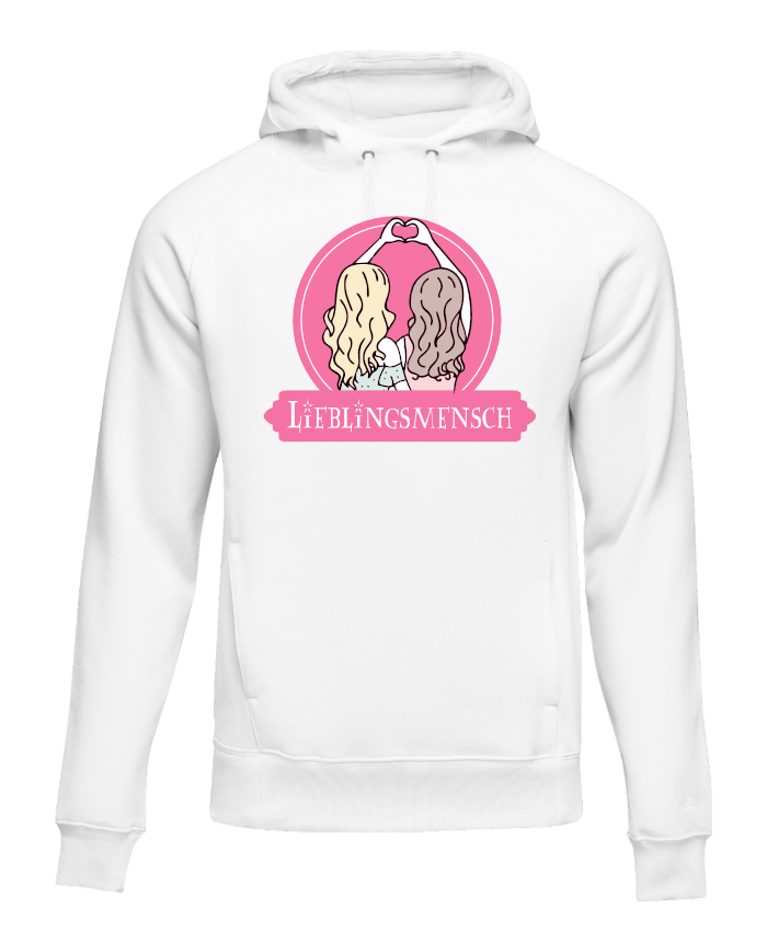 Lieblingsmensch Hoodie weiß