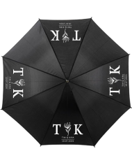 Personalisierter Regenschirm mit Initialen & Datum – Hochwertiger Partnerschirm