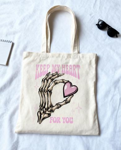 Keep My Heart For You Jutebeutel