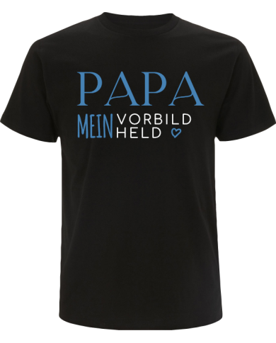 Papa mein Vorbild und Held T-Shirt