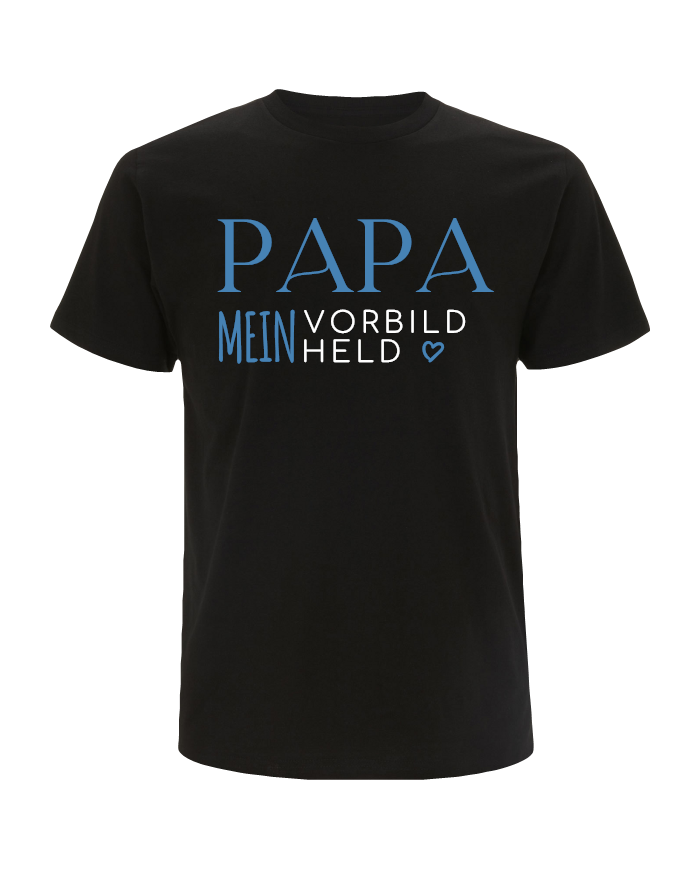 Papa mein Vorbild und Held T-Shirt