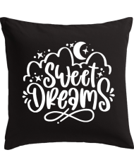 Sweet Dreams Kissenbezug schwarz Sweet Dreams Kissenbezug schwarz