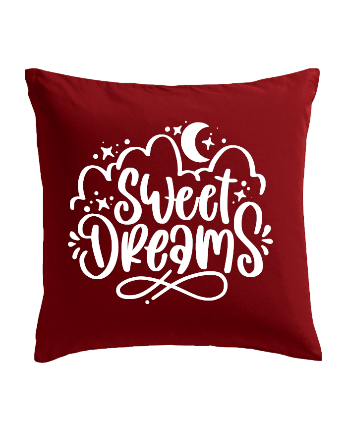 Sweet dreams Kissenbezug rot Sweet dreams Kissenbezug rot