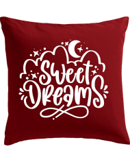 Sweet dreams Kissenbezug rot Sweet dreams Kissenbezug rot