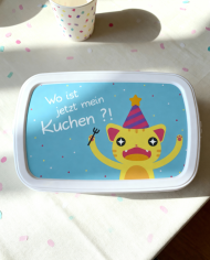 Wo ist jetzt mein Kuchen Brotdose