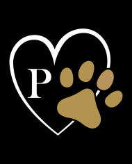 Pfotenliebe mit Initial Regenschirm