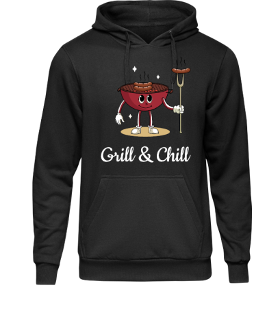 Grill & Chill Hoodie schwarz Grill & Chill Hoodie schwarz