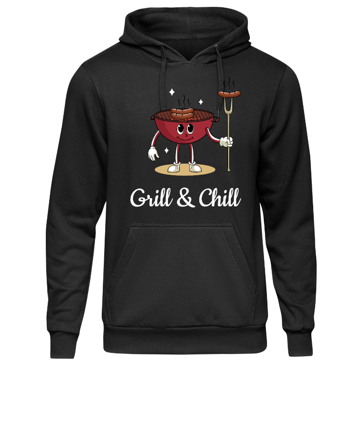 Grill & Chill Hoodie schwarz Grill & Chill Hoodie schwarz
