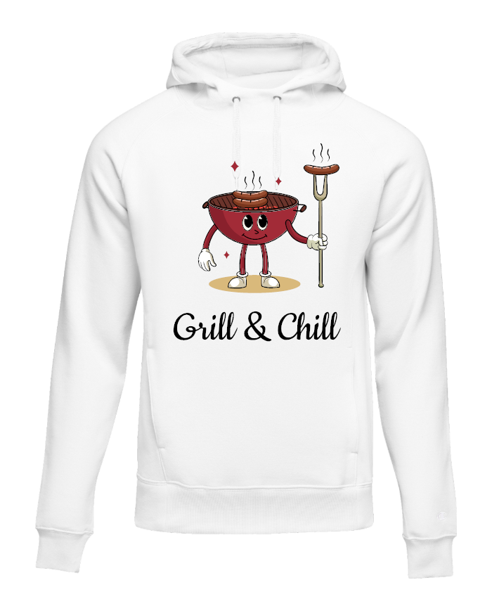 Grill & Chill Hoodie weiß Grill & Chill Hoodie weiß