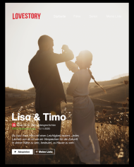 Hoodie „Lovestory Cover“ Personalisiertes Netflix-Poster mit deinem Foto