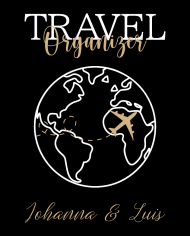 Travel Organizer personalisierte Mappe Design