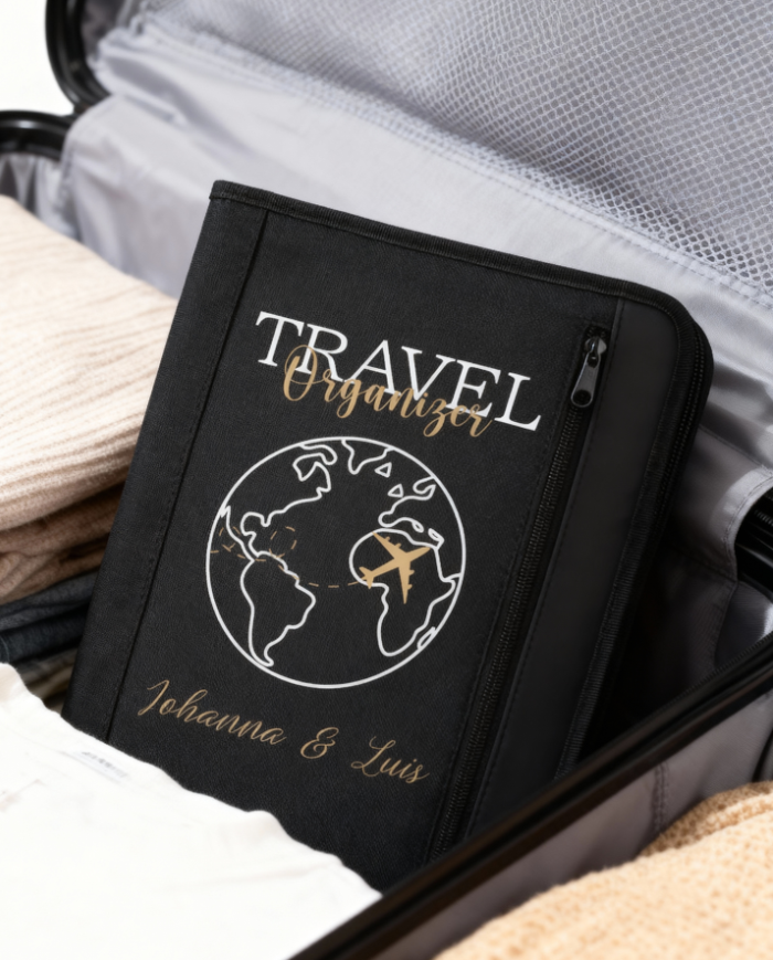 Travel Organizer personalisierte Mappe