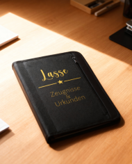Personalisierte Zeugnisse & Urkunden Dokumentenmappe