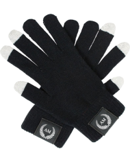 Monogramm mit Lorbeerkranz Touchscreen Handschuhe