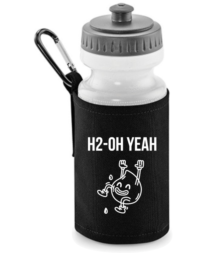 H2-Oh Yeah Trinkflasche schwarz H2-Oh Yeah Trinkflasche schwarz