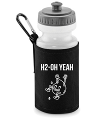 H2-Oh Yeah Trinkflasche schwarz H2-Oh Yeah Trinkflasche schwarz