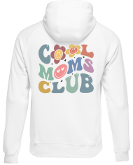 Cool Moms Club Hoodie hinten weiß
