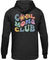 Cool Moms Club Hoodie schwarz hinten