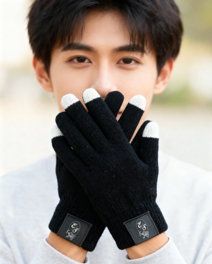 Initialen Love Touch Screen Handschuhe