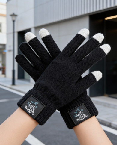Hello Winter Touchscreen Handschuhe