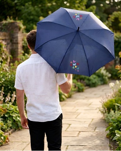 Schmetterlingszauber bunt Regenschirm