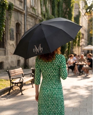 Wunschname mit Initialen Regenschirm